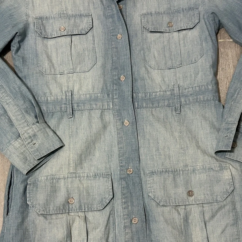 LIKE NEW! Women's J Brand Chambray Dress - XS - Picture 2 of 8